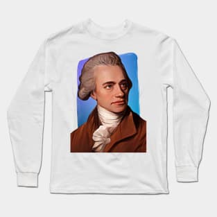 German British Astronomer William Herschel illustration Long Sleeve T-Shirt